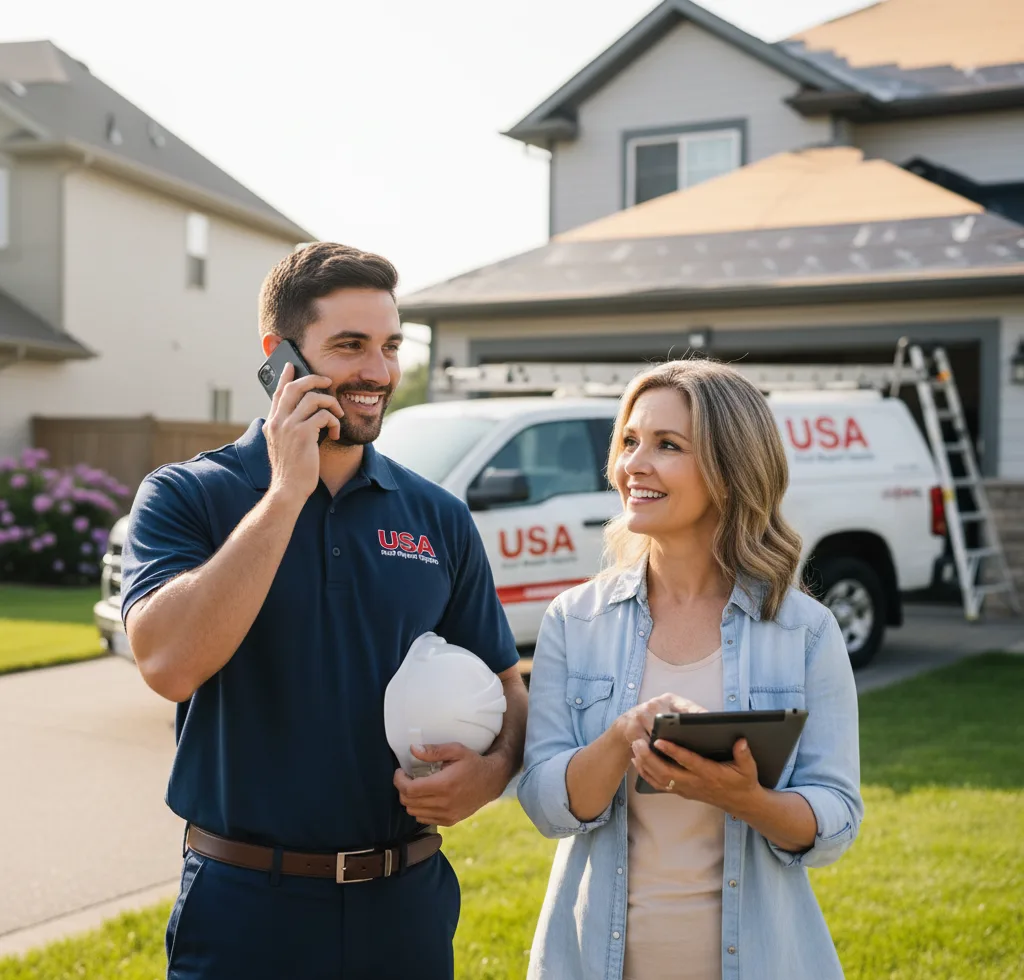 USA Roof Repair Experts customer support in Elysburg